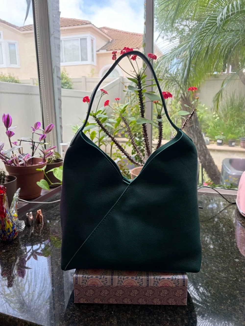 Portland Leather Sea Glass Oversized Naomi - Picture 2 of 9